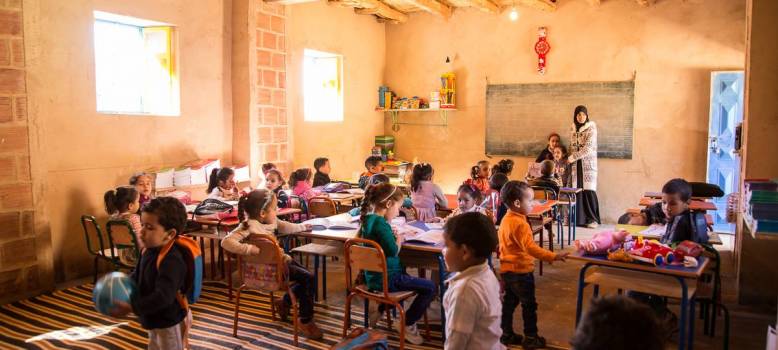 Moroccan children workshop // projet village tikhfist 2019